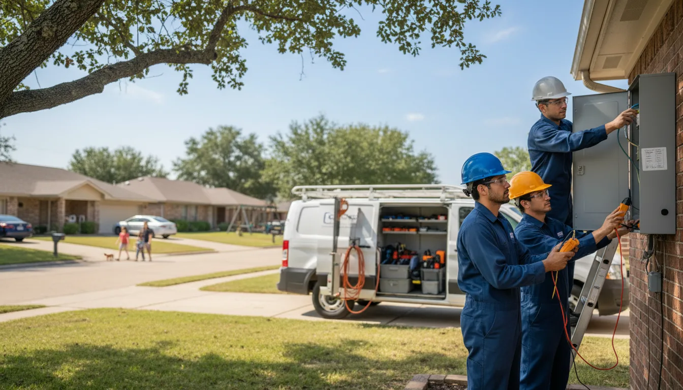 Certified electrician providing emergency electrical services in Edinburg, VA